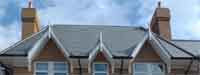 A modern roof line in Lansdown Road - I'm not sure what the stuck on bits are for!